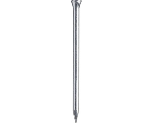 Drahtstift aus verzinktem Stahl mit Senkkopf.