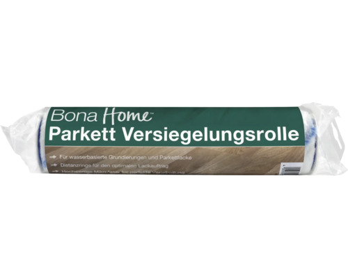 Bona Home Parkett Versiegelungsrolle aus Mikrofaser mit Distanzringen für wasserbasierte Grundierungen und Lacke.