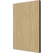 Wandpaneel mit Holzdekor und schwarzem Kern