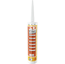PCI Adaptol Acryl-Dichtstoff für Anschlussfugen und Putzrisse, 310 Milliliter, Sika Logo.