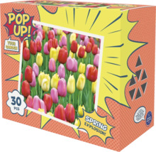 Pop Up Your Garden Tulpenzwiebeln Spring Explosion, Mischung aus 30 Stück, Holland Selection Logo.