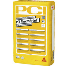 Sack PCI Flexmörtel, verformungsfähiger Fliesenkleber für alle keramischen Beläge im Innen- und Außenbereich, sehr emissionsarm.