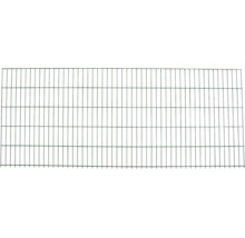 Grüner Gittermattenzaun aus stabilem Metalldraht für die Gartenumzäunung.