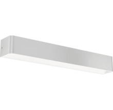 Lange, rechteckige LED-Wandleuchte mit abgerundeten Ecken.