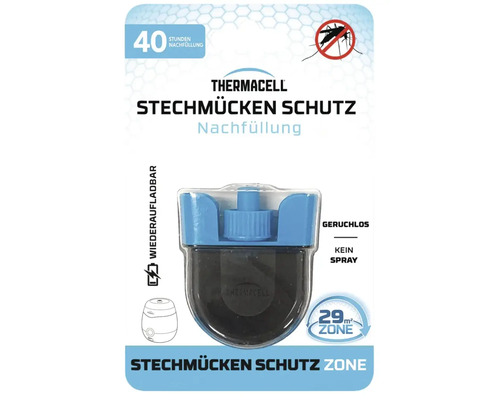 Thermacell Stechmücken Schutz Nachfüllung für 40 Stunden, geruchlos, kein Spray, schützt eine Zone von 29 Quadratmetern.
