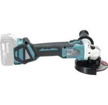 Makita Akku-Winkelschleifer DGA513 mit 18 Volt Lithium-Ionen Akku, 125 Millimeter Scheibendurchmesser und Zusatzhandgriff.