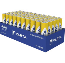 Varta Alkaline Batterien AAA LR03 Micro 50 Stück hergestellt in Deutschland.