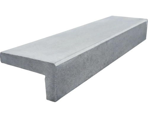 Winkelstufe aus Beton in L-Form für Treppenbau und Garten.
