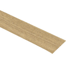 Laminatboden in Holzoptik mit feiner Maserung, Eiche-Dekor.