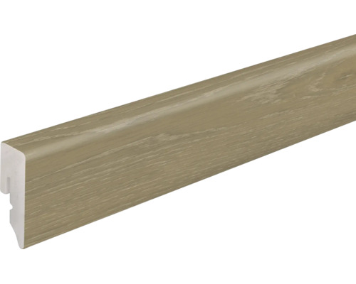 Fußleiste mit Holzoptik Oberfläche zur Wandverkleidung