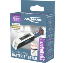 Ansmann Comfort Check Batterietester in der Originalverpackung zur Messung verschiedener Batterietypen und Akkus.