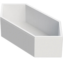 Moderne rechteckige Badewanne aus Acryl für Einbau