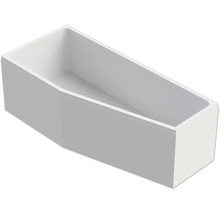 Rechteckige Einbau Badewanne aus Mineralguss in moderner Form