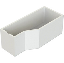 Rechteckige Badewanne mit Schürze in moderner Form