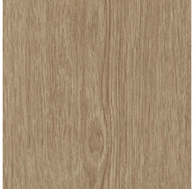 Laminatboden mit natürlicher Eichenholzoptik und feiner Holzmaserung für Wohnbereiche.