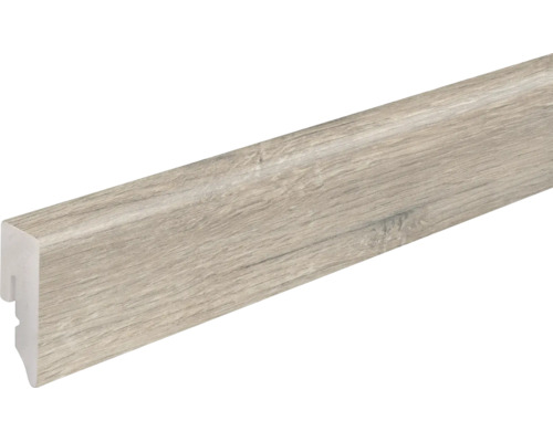 Fußleiste mit Holzoptik Oberfläche zur Wandverkleidung