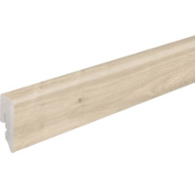 Sockelleiste mit Eiche Holzoptik zur Wandverkleidung