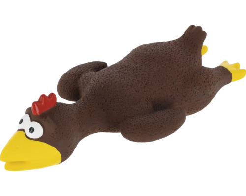 Quietschehuhn aus Latex als Hundespielzeug mit Rassel
