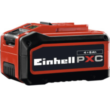 Einhell Power X-Change Akku mit Multi-Ah-Technologie für 4 bis 6 Amperestunden.