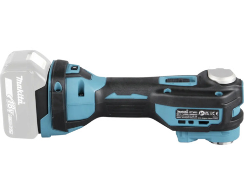 Makita Akku-Multifunktionswerkzeug DTM52 mit 18 Volt Lithium-Ionen-Akku.