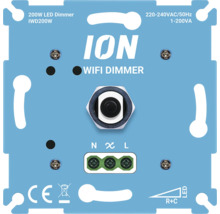 ION WIFI LED Dimmer Einsatz 200 Watt mit Schraubanschluss für Unterputzmontage