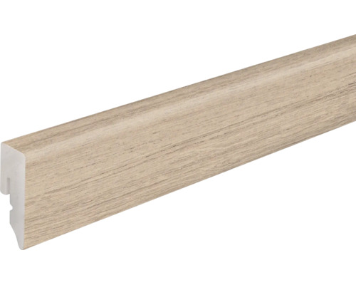 Sockelleiste mit Holzoptik Oberfläche als Wandabschluss für Bodenbeläge