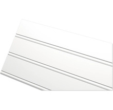 Weißes Paneel mit Nut und Feder Verbindung für Wand oder Deckenverkleidung