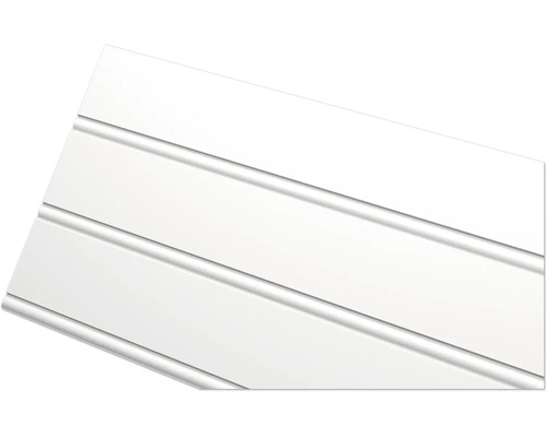 Weißes Paneel mit Nut und Feder Verbindung für Wand oder Deckenverkleidung