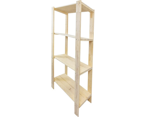 Buildify Holzregal 174x80x40 cm 4 Böden Tragkraft 300 kg
