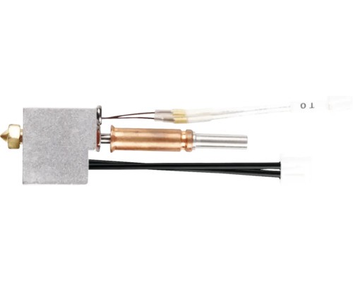 Druckkopfbauteil für 3D Drucker mit Heizblock und Düse