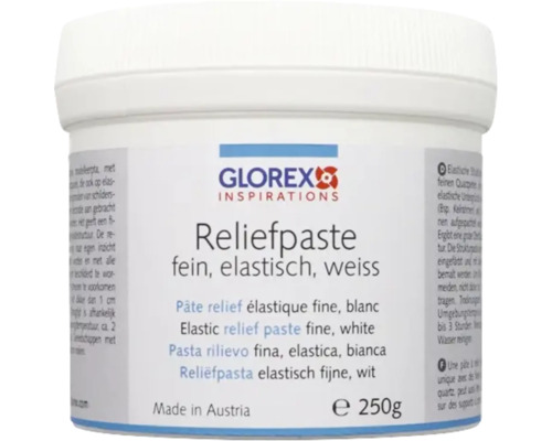 Glorex Inspirations Reliefpaste fein und elastisch in der 250 Gramm Dose