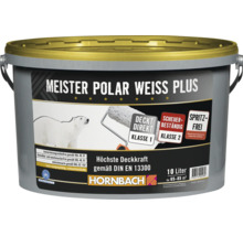 Eimer Meister Polar Weiss Plus Wandfarbe 10 Liter für hohe Deckkraft