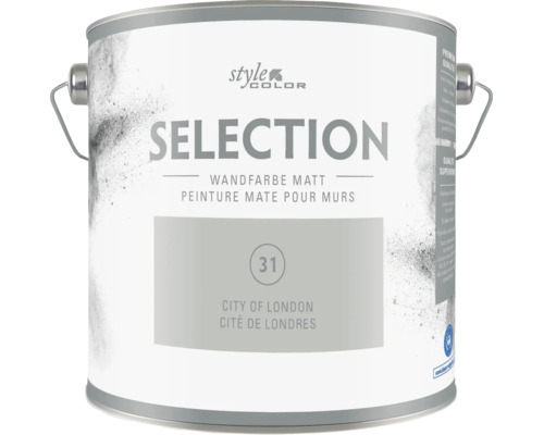 StyleColor Selection Wandfarbe matt 31 City of London, Farbeimer mit Tragegriff