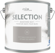 Eimer mit StyleColor Selection Wandfarbe matt in der Nuance Rhythmus der Gezeiten.