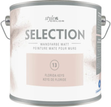 Eine Dose Selection Wandfarbe matt in der Nuance Florida Keys mit Tragegriff