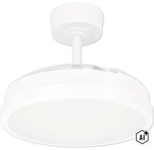 Deckenventilator mit integrierter Leuchte in modernem Design fuer eine effiziente Raumklimatisierung. (Image AI modified or generated)