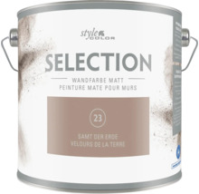 stylecolor SELECTION Wandfarbe matt Samt der Erde in der Eimergröße für den Innenbereich