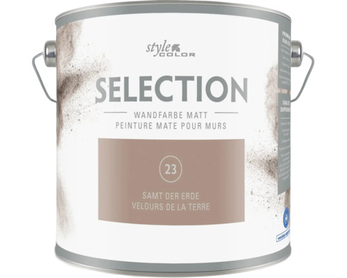 stylecolor SELECTION Wandfarbe matt Samt der Erde in der Eimergröße für den Innenbereich