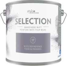 Farbeimer mit matter Wandfarbe StyleColor Selection in der Nuance Blüte der Provence 17