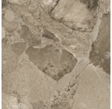 Feinsteinzeugfliese mit Steinoptik im Design eines Natursteinmosaiks