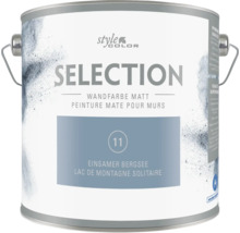 stylecolor SELECTION Wandfarbe matt Einsamer Bergsee in einer Dose mit Tragegriff