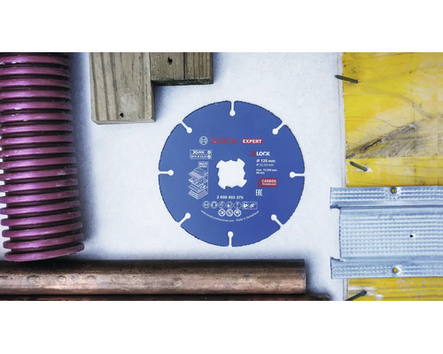 Bosch Expert Multi Material Trennscheibe mit X-LOCK Aufnahme, Durchmesser 125 Millimeter, für verschiedene Materialien geeignet