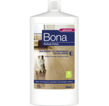 Bona Parkett Polish, 1 Liter Flasche für glänzende Holzböden mit Greenguard Zertifizierung.