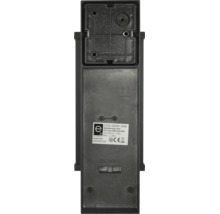 Rückseite der e2 elektro Wandleuchte Tara mit Montageplatte und Produktspezifikationen