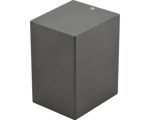 Wandleuchte in quaderförmigem Design aus Metall für den Außenbereich