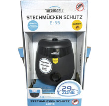 Thermacell E 55 Stechmückenschutzgerät im Set mit 120 Stunden Nachfüllung für eine 29 Quadratmeter Schutzzone, geruchlos und ohne Spray.