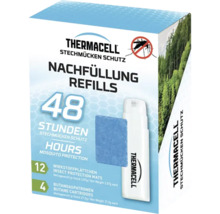 Thermacell Nachfüllpackung für Stechmückenschutz mit 12 Wirkstoffplättchen und 4 Butangaspatronen für 48 Stunden Schutz