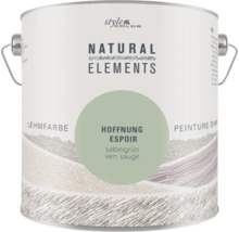 Dose Style Color Natural Elements Lehmfarbe in Salbeigrün Hoffnung
