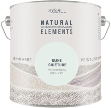 Eimer mit Style Color Natural Elements Lehmfarbe in der Nuance Ruhe himmelblau