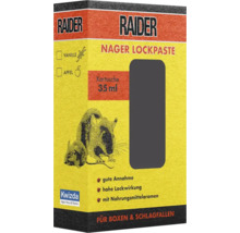 Raider Nager Lockpaste Kartusche 35 Milliliter für Mäuse und Ratten in Schlagfallen und Köderboxen